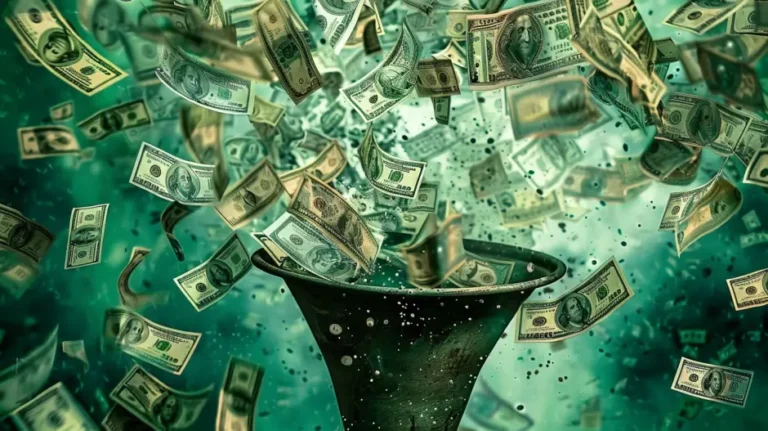Ai Sales and Marketing money going into a funnel